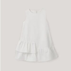 COS White Tiered Kids Dress